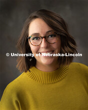 Studio portrait of Jenna Brende, Fulbright Scholar recipient. April 5, 2019. 
