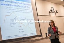Mindy Brashears, a former Husker and current United States Department of Agriculture official discus