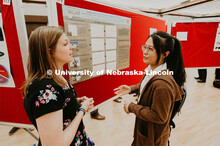 Research Fair graduate poster session in the Nebraska Union ballrooms. April 15, 2019. 