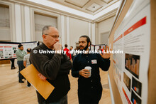 Research Fair graduate poster session in the Nebraska Union ballrooms. April 15, 2019. 