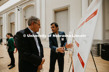 Research Fair graduate poster session in the Nebraska Union ballrooms. April 15, 2019. 