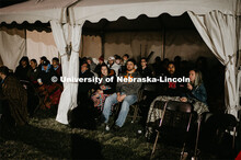 Students listen to the reading of "The Odyssey" during the Homerathon April 18. The annual event is 