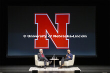 Jeff Raikes, co-founder of the Raikes Foundation, and Satya Nadella, the CEO of Microsoft Corporatio