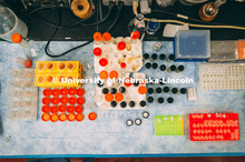 Lab equipement in a lab. April 23, 2019. 