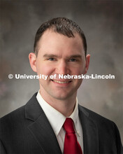 Studio portrait of Conor Barnes, Graduate Studies. April 25, 2019. 