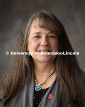 Studio portrait of Kathy Ellis, Business Manager, Vet Diagnostic Center. April 30, 2019. 
