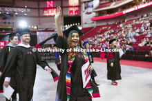 2019 Spring Graduate Commencement in Pinnacle Bank Arena. May 3, 2019. 