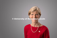Studio portrait of Susan Sheridan, Director for the Nebraska Center for Research on Children, Youth,
