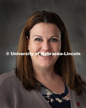 Studio portrait of Heather Wilson, Office Associate, Animal Science. May 7, 2019. 