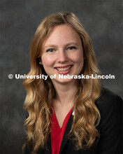 Studio portrait of Emily Johnson, University of Nebraska-Lincoln, Student Regent. May 16. 2019. 