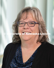 Studio portrait of Shari Daehling, Office Associate at CAPS (Counseling and Psychological Services. 