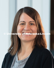 Studio portrait of Katherine Doud, Counselor at CAPS (Counseling and Psychological Services. May 30,