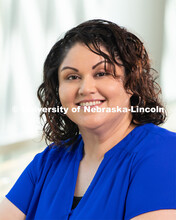 Studio portrait of Belinda Hinojos, Psychologist at CAPS (Counseling and Psychological Services. May