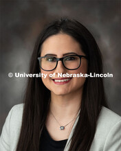 Studio portrait of Robia Qasimyar, Career Services Coordinator, Engineering Student Services. June 5