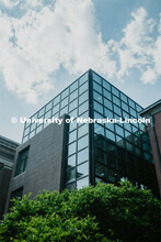 Exterior shot of Architecture Hall from the south. June 7, 2019. 