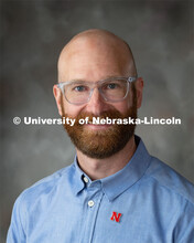 Studio portrait of Noah Clayton, Specialized Technology Manager at CB3. June 11, 2019. 