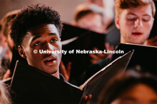 Brandon McMiller Incoming freshman singing at Munich Cathedral. Dr. Peter Ecklund tours with the Mid