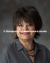 Studio portrait of Ginger Mills, Ag Research Tech for Animal Science. July 8, 2019. 