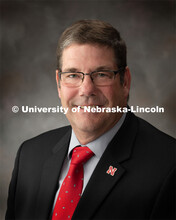 Studio portrait of Jeffrey Perkins, Manager for Animal Science. July 8, 2019. 