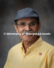 Studio portrait of Ravi Saraf, Professor, Chemical Engineering. July 8, 2019. 