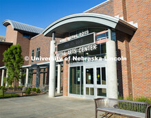 Exterior of the Mary Riepma Ross Media Arts Center. July 17, 2019. 