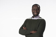 Studio portrait of Dane Kiambi, Associate Professor, Advertising, College of Journalism and Mass Com