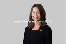 Studio portrait of Katia Duszenko, International Recruitment Specialist, Office of Admissions. Augus