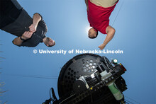 Frank and Dave discuss how the spidercam can move and the function of cameras and devices mounted on