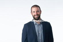 Studio portrait of Brandon Nutting, Assistant Professor of Advertising for College of Journalism and