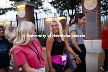 Sorority Recruitment welcome at Ed Weir Track. August 18, 2019. 