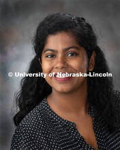 Studio portrait of Jessie Peter, Graduate Assistant to the Vice Chancellor of Diversity and Inclusio