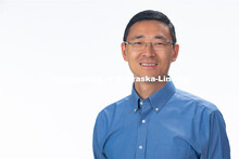 Studio portrait of Changmin Yan, Associate Professor of Advertising and Public Relations for the Col