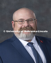 Studio portrait of Matthew Barlow, Assistant Professor of Management, College of Business. New Facul