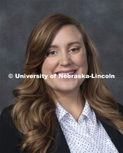Studio portrait of Kati Brazeal, Assistant Professor of Practice, School of Biological Sciences. New