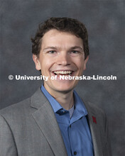 Studio portrait of James Checco, Assistant Professor, Chemistry. New Faculty. August 21, 2019. 