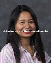 Studio portrait of Yawen Guan, Assistant Professor, Statistics. New Faculty. August 21, 2019. 