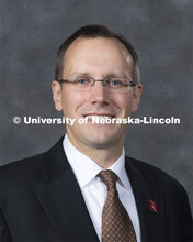 Studio portrait of Tom Kubick, Associate Professor, Accountancy. New Faculty. August 21, 2019. 