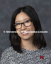 Studio portrait of Patty Kuo, Assistant Professor, Child Youth and Family Sciences. New Faculty. Aug