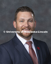 Studio portrait of Eric Markvicka, Assistant Professor, Mechanical and Materials Engineering. New Fa