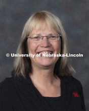 Studio portrait of Charlotte Narjes, Associate Extension Educator,
Agricultural Economics. New Facul