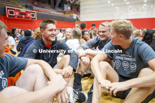 Playfair activity in Coliseum Wednesday night as part of Big Red Welcome. August 21, 2019. 