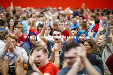 Playfair activity in Coliseum Wednesday night as part of Big Red Welcome. August 21, 2019. 