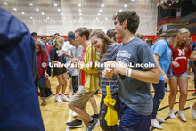 Playfair activity in Coliseum Wednesday night as part of Big Red Welcome. August 21, 2019. 