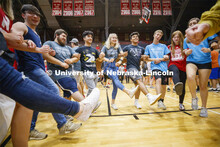 Playfair activity in Coliseum Wednesday night as part of Big Red Welcome. August 21, 2019. 