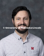 Studio portrait of Derek Rodgers, Research Assistant Professor, Special Education and Communication 