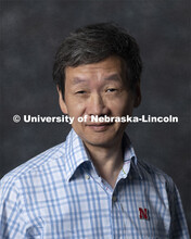 Studio portrait of Dongchu Sun, Research Professor, Statistics. New Faculty. August 21, 2019. 