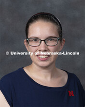 Studio portrait of Susan VanderPlas, Assistant Professor, Statistics. New Faculty. August 21, 2019. 