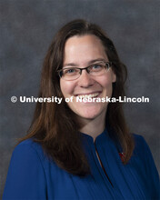 Studio portrait of Chelsea Witt, Assistant Professor of Practice, Psychology. New Faculty. August 21