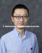 Studio portrait of Ruizhi Zhang, Assistant Professor, Statistics. New Faculty. August 21, 2019. 