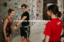 Choose Your Own Adventure gave students opportunities to climb the rock wall as part of the Big Reg 